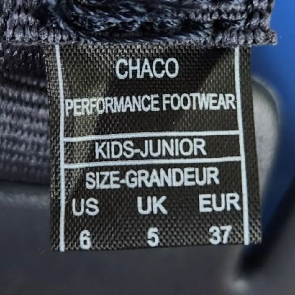 Chaco Chillos Sandals Kids Sz 6 M Active Blue Adjustable Strap Comfort Slides
